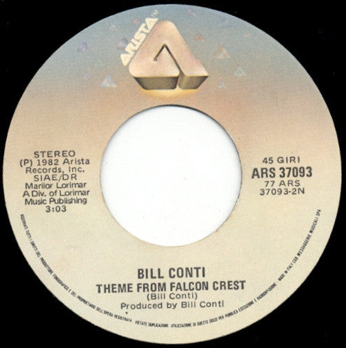 Bill Conti – Theme From Dynasty (7", Italy - 1982)