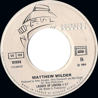Matthew Wilder – The Kid's American / Ladder Of Lovers (7", France - 1984)