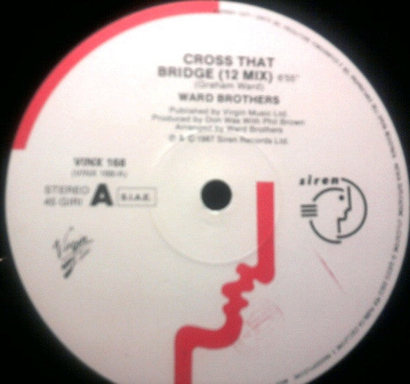 The Ward Brothers – Cross That Bridge (12", Italy - 1987)