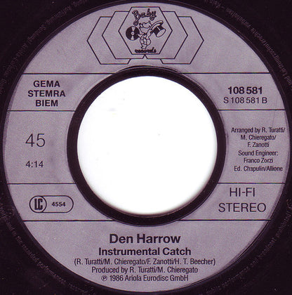 Den Harrow – Catch The Fox (Caccia Alla Volpe) (7", Europe - 1986)