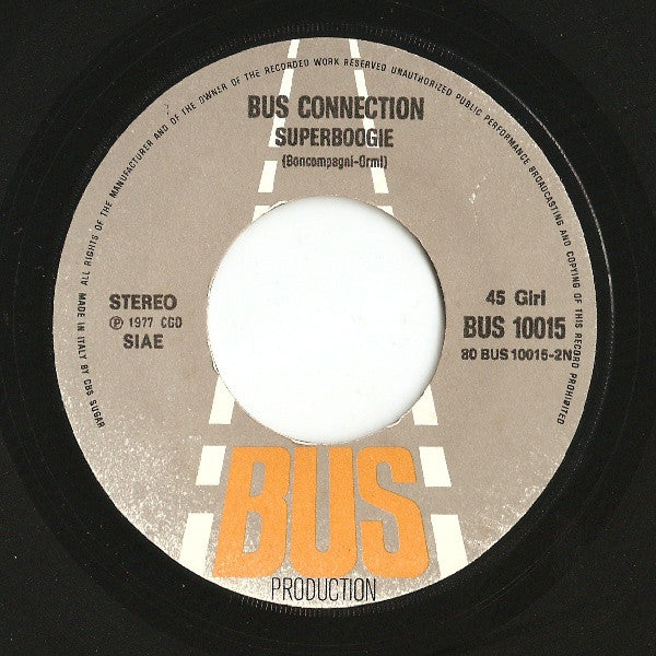 Bus Connection – Supertango (7", Italy - 1977)