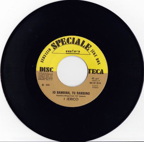 Cristiano Malgioglio, I Jerico – Scandalo / Tu Bambina, Io Bambino (7", Italy - 1976)