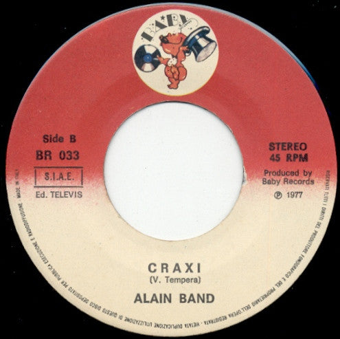 Alain Band – Hold-Up (7", Italy - 1977)
