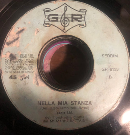 Rino (4), Lia (11) – La Tua Storia E' Una Favola / Nella Mia Stanza (7", Italy - 1968)