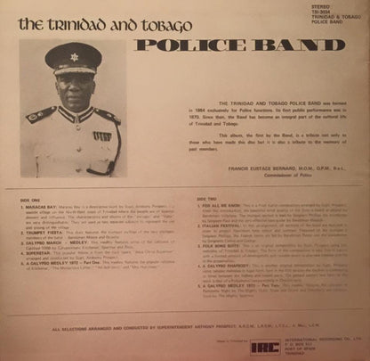 The Trinidad And Tobago Police Band – The Trinidad And Tobago Police Band (LP, Album, Trinidad & Tobago)