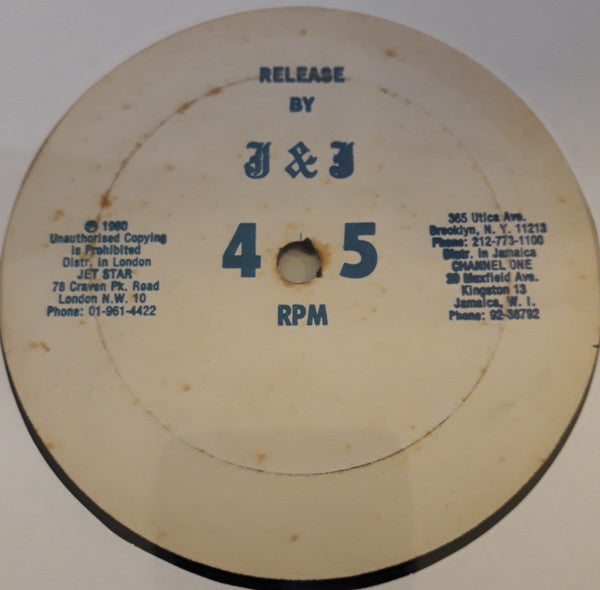 Wayne Jarrett, Channel One All Stars – You Were On My Mind  (12", Jamaica)