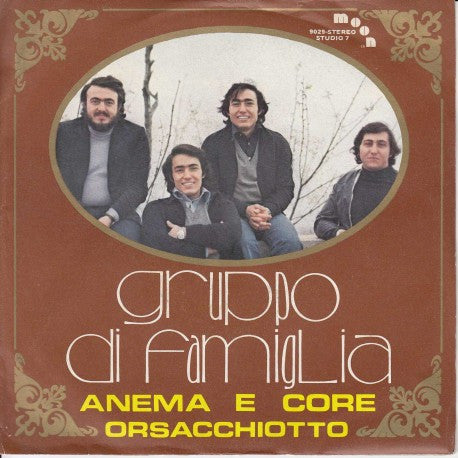Gruppo Di Famiglia – Anema E Core / Orsacchiotto (7", Italy - 1977)