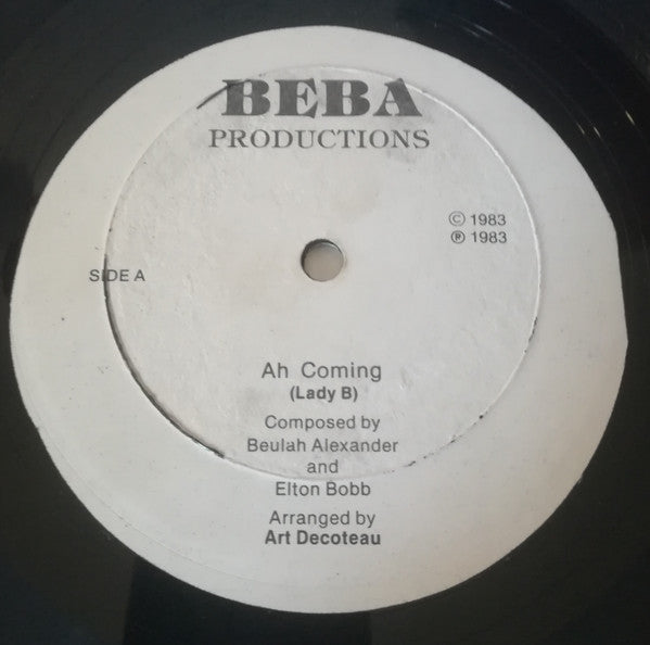 Lady B (12) – Ah Coming (12", Trinidad & Tobago - 1983)