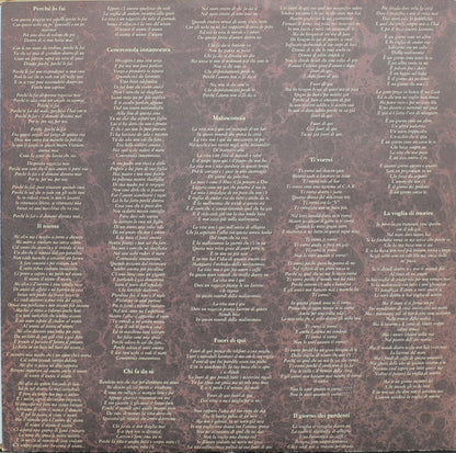 Marco Masini – Malinconoia (LP, Album, Italy - 1991)