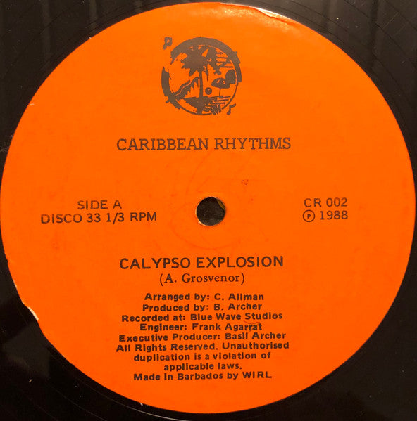 Caribbean Rhythms – Calypso Explosion (12", Barbados - 1988)