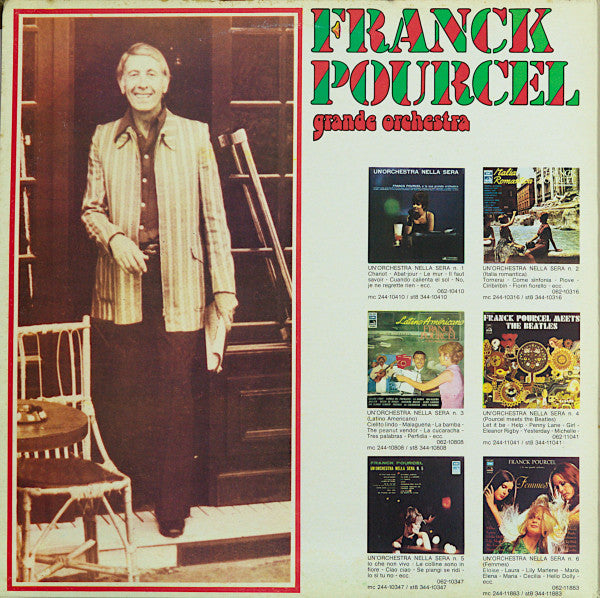 Franck Pourcel et Son Grand Orchestre – Un'Orchestra Nella Sera N. 27 (LP, Album, Italy - 1976)
