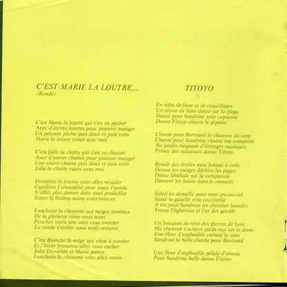 Françoise Moreau – Comptines En Robe De Lune N°1 (7", Reissue, France - 1978)