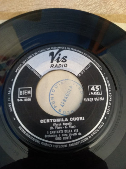 Mario Abbate (2), I Cantanti Della Vis – Damme Nu Suonno / Centomila Cuori (7", Italy - 1964)