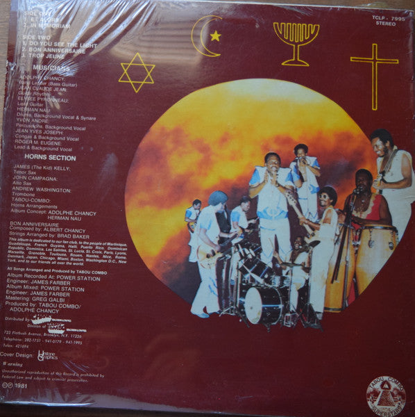 Tabou Combo – Tabou Combo (LP, US - 1981)