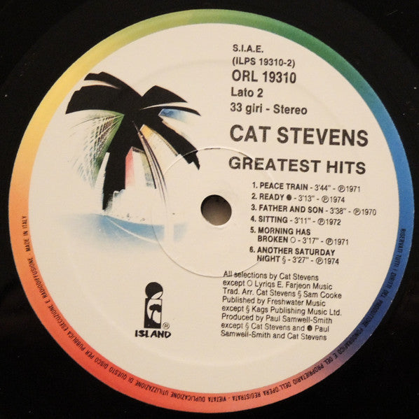 Cat Stevens – Greatest Hits (LP, Reissue, Compilation, Italy)