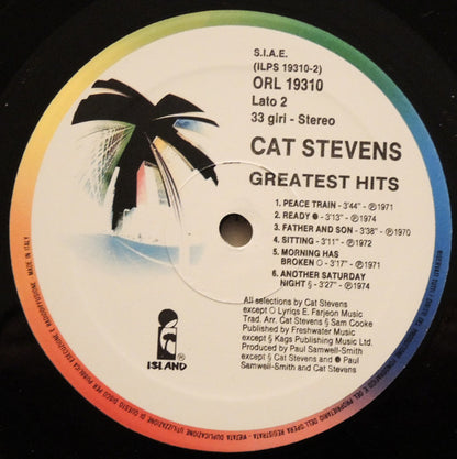 Cat Stevens – Greatest Hits (LP, Reissue, Compilation, Italy)