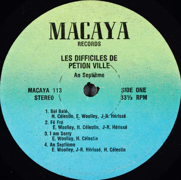 Les Difficiles de Petion-Ville – An Septième (LP, US - 1972)