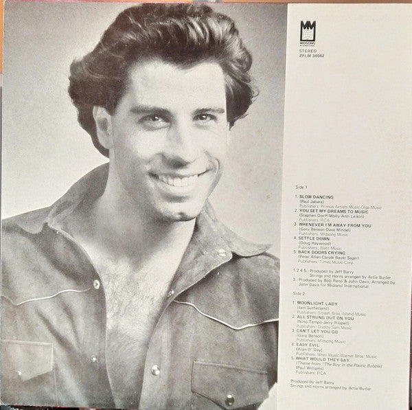 John Travolta – Can't Let You Go (LP, Album, Italy - 1978)