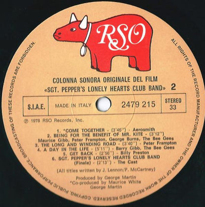 Various – Sgt. Pepper's Lonely Hearts Club Band (LP, Album, Italy - 1978)
