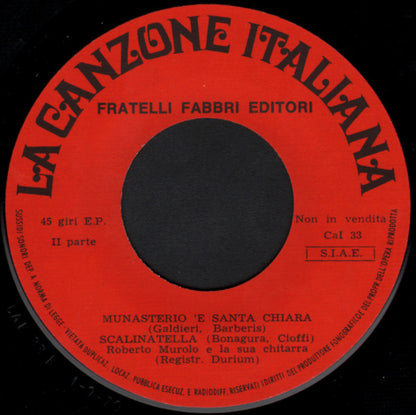 Roberto Murolo – La Canzone Italiana - N° 33 (7", Italy - 1970)