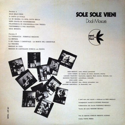 Dodi Moscati – Sole Sole Vieni (LP, Album, Italy - 1979)