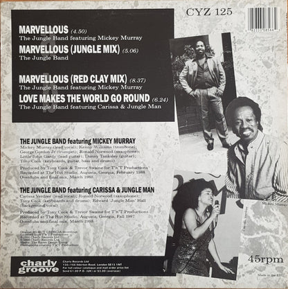 The Jungle Band, Mickey Murray – Marvellous (12", UK - 1988)
