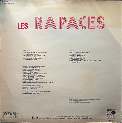 Les Rapaces – Les Rapaces (LP, France - 1976)
