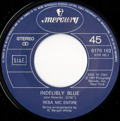 Reba McEntire – Indelibly Blue (7", Italy - 1981)