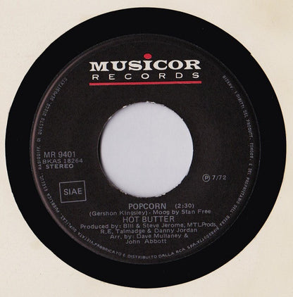 Hot Butter – Popcorn (7", Italy - 1972)