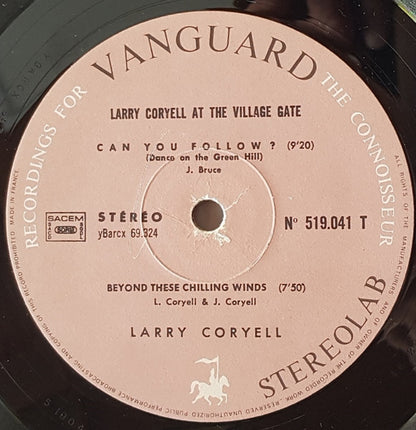 Larry Coryell – At The Village Gate (LP, Album, France - 1971)