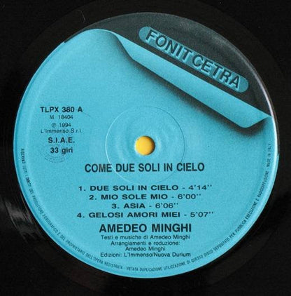 Amedeo Minghi – Come Due Soli In Cielo (LP, Album, Italy - 1994)