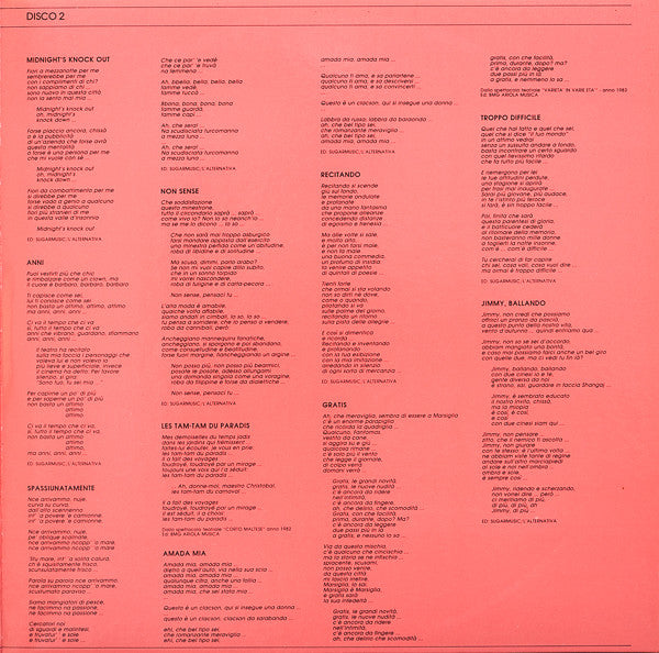 Paolo Conte – Aguaplano (LP, Album, Italy - 1987)