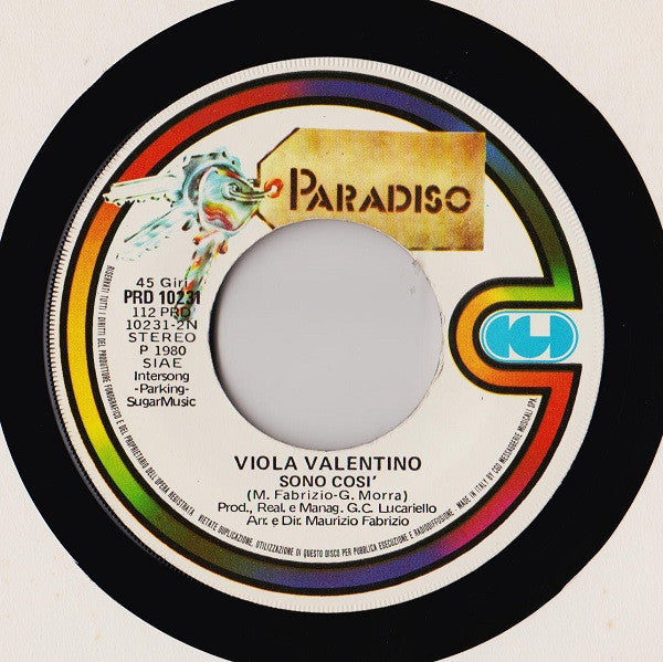 Viola Valentino – Sei Una Bomba (7", Italy - 1980)