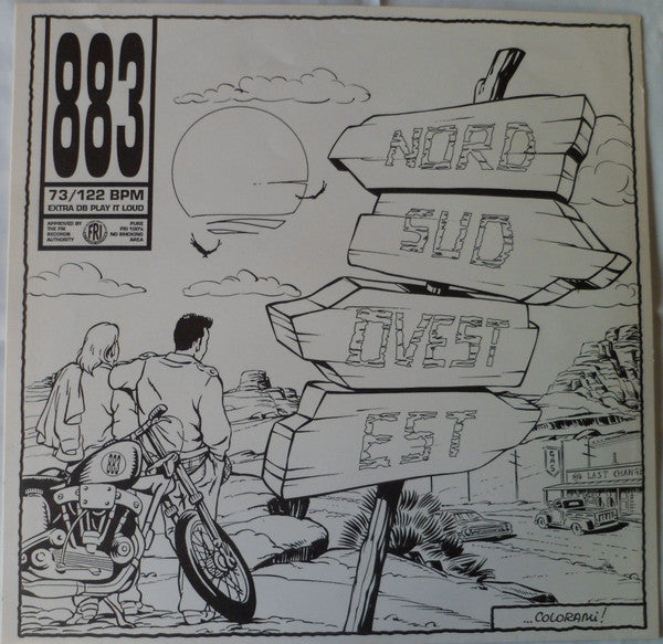 883 – Nord Sud Ovest Est (LP, Album, Italy - 1993)