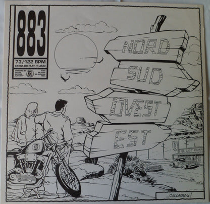 883 – Nord Sud Ovest Est (LP, Album, Italy - 1993)