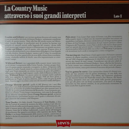 Various – Levi's In Concerto (Country Music) (LP, Compilation, Italy - 1982)