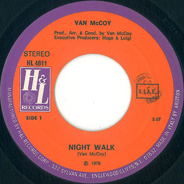 Van McCoy – Night Walk (7", Italy - 1976)