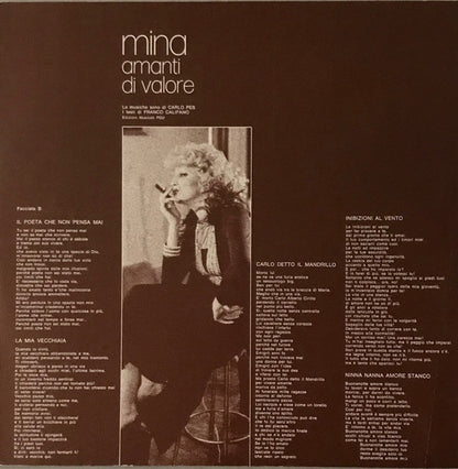 Mina (3) – Amanti Di Valore (LP, Album, Italy - 1973)