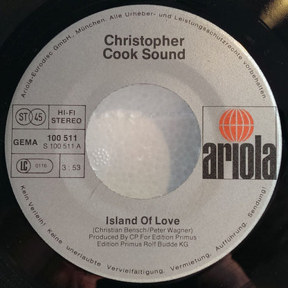 Christopher Cook Sound – Island Of Love (7", Germany - 1979)