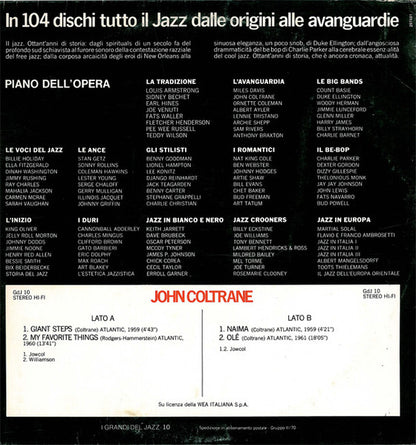 John Coltrane – John Coltrane (LP, Repress, Compilation, Italy - 1981)