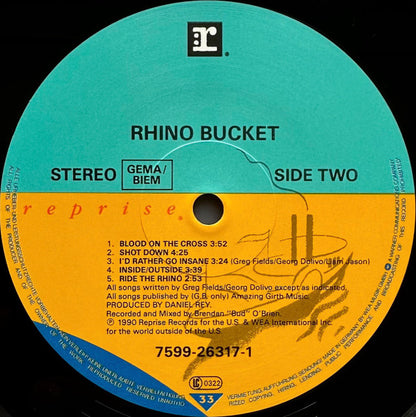 Rhino Bucket – Rhino Bucket (LP, Album, Europe - 1990)
