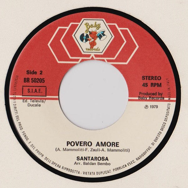 Santarosa – Torna, Ritorna (7", Italy - 1979)