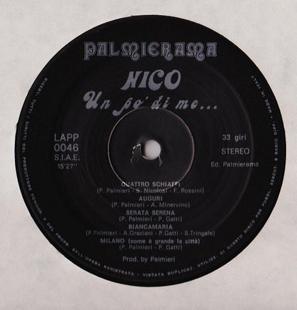 Nico Dei Gabbiani – Un Po' Di Me... (LP, Italy - 1982)