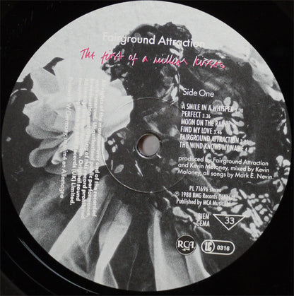 Fairground Attraction – The First Of A Million Kisses (LP, Album, UK & Europe - 1988)
