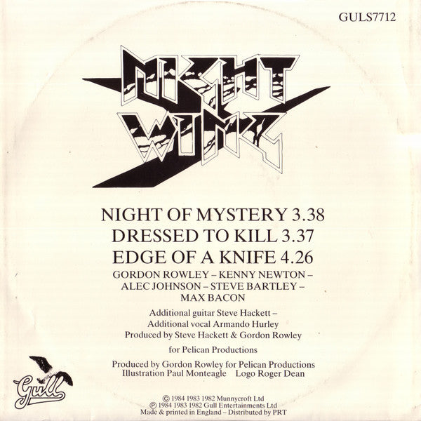 Nightwing – Night Of Mystery (12", UK - 1984)