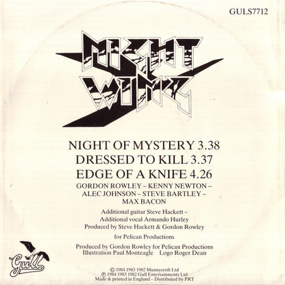 Nightwing – Night Of Mystery (12", UK - 1984)