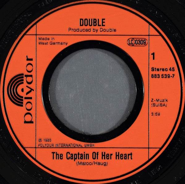 Double – The Captain Of Her Heart (7", Germany - 1985)