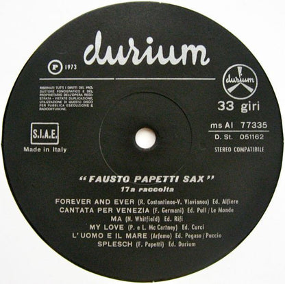 Fausto Papetti – 17a Raccolta (LP, Album, Italy - 1973)