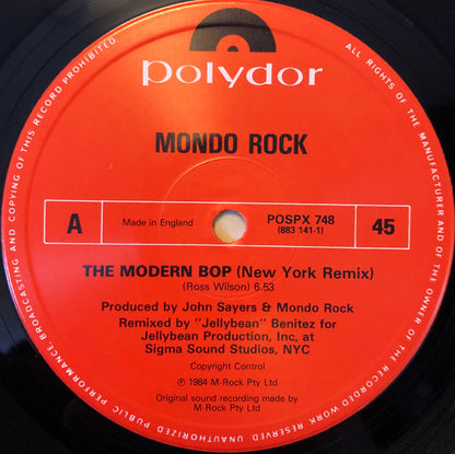 Mondo Rock – The Modern Bop (New York Remix) (12", UK - 1985)