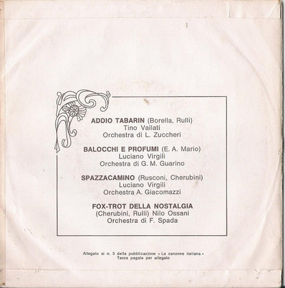 Various – La Canzone Italiana - N° 3 (7", Italy - 1970)